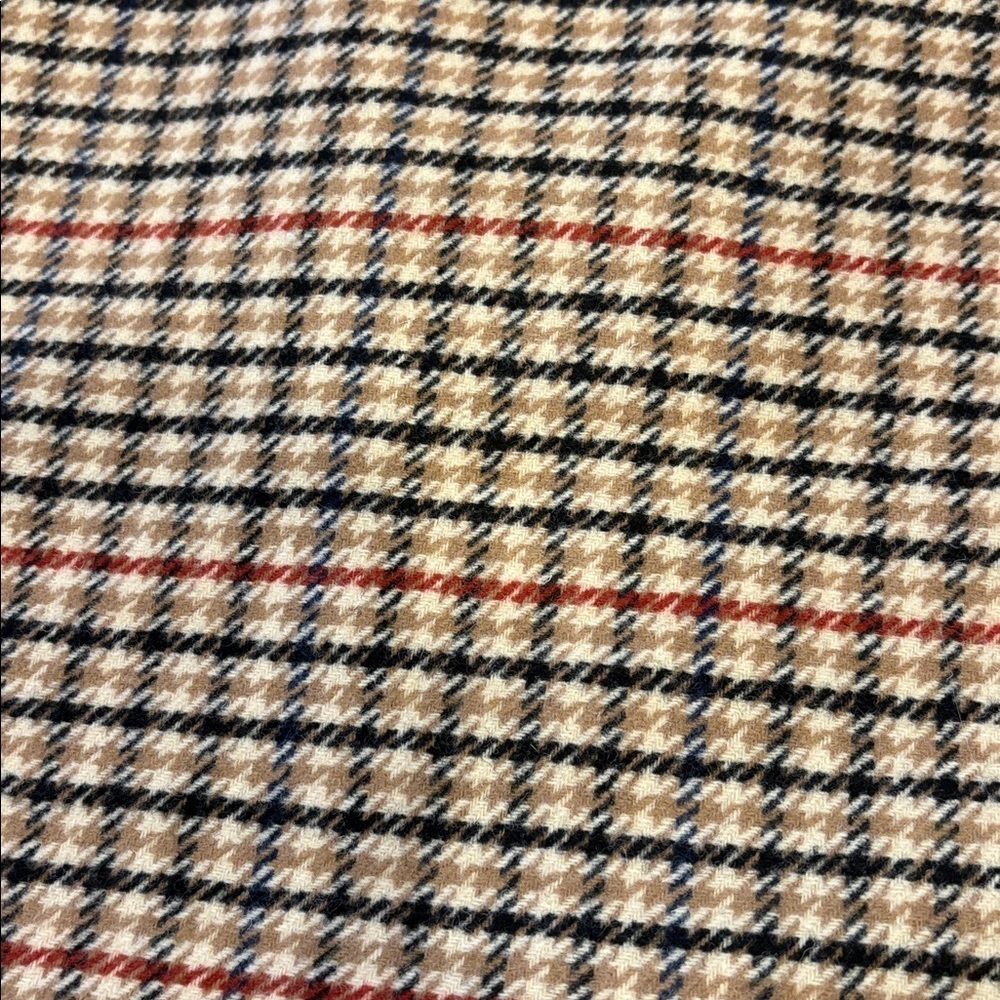 J. Crew Mini Skirt Houndstooth Plaid Wool Blend - Picture 3 of 7